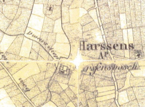 Afbeelding militaire kaart. Topografisch Militaire Kaart, Groningen, no. 7. Verkend in 1853, gegraveerd in 1864.
